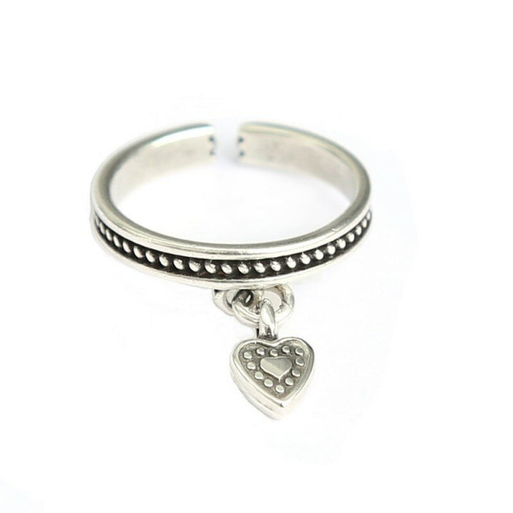 Ring heart silver