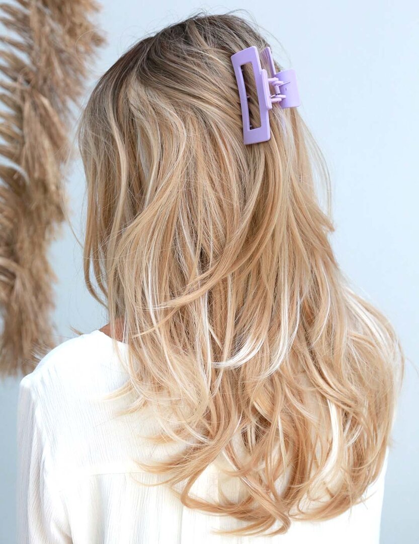 Haarspange gerade lila
