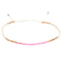 Bracelet miyuki neon coral