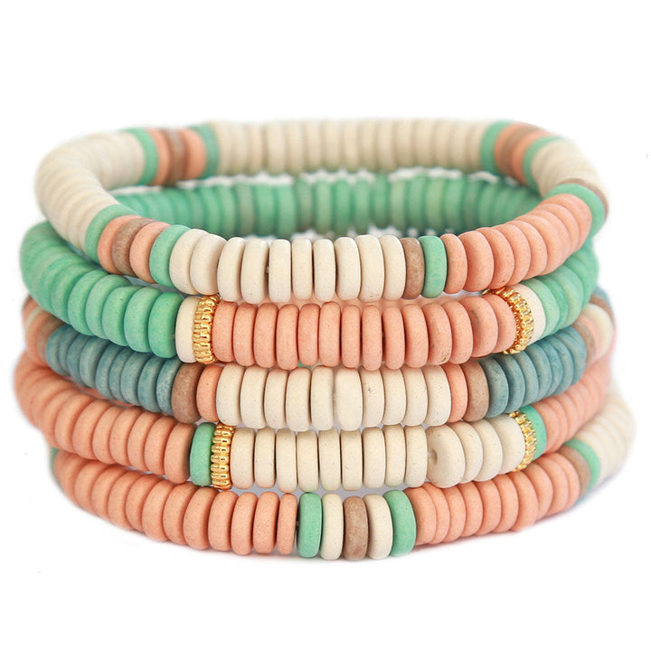 Bracelet Maiao gold peach