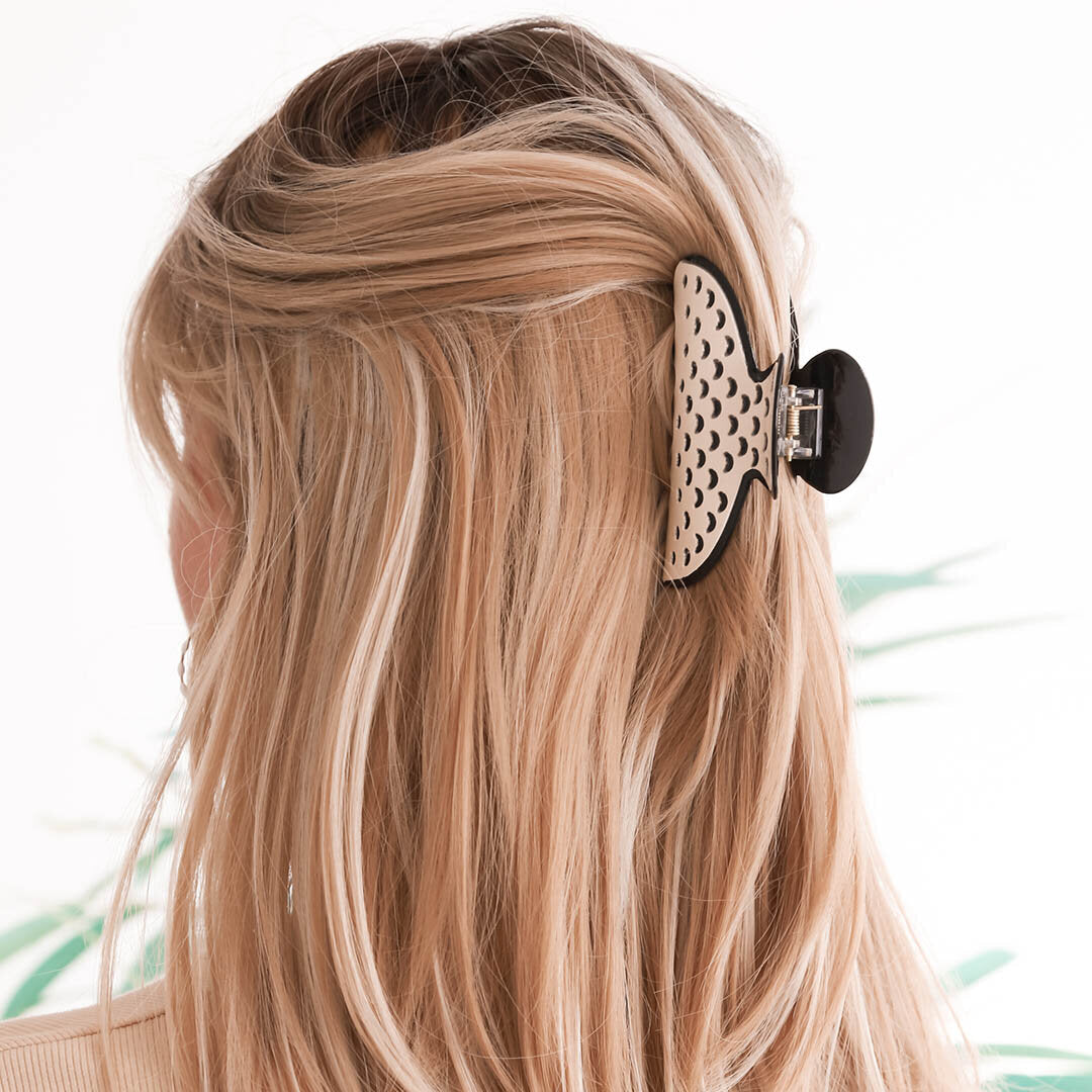 Hair clip St. Germain cream