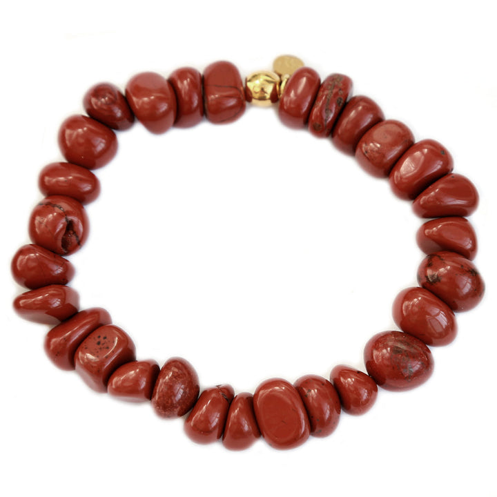 Armband jaspis rood