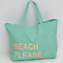 Canvas beach bag beach please taupe