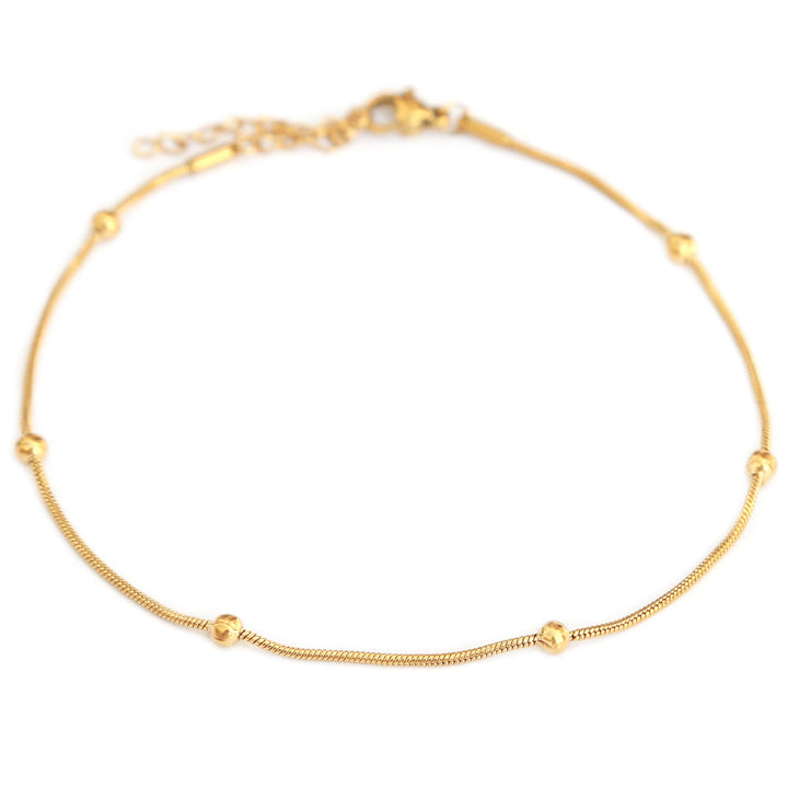 Anklet golden balls