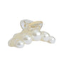 Hair clip mini pearl black