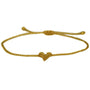 Love Ibiza heart armband champagne