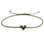 Love Ibiza heart armband emerald