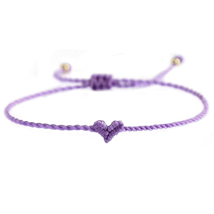 Love Ibiza heart bracelet violet