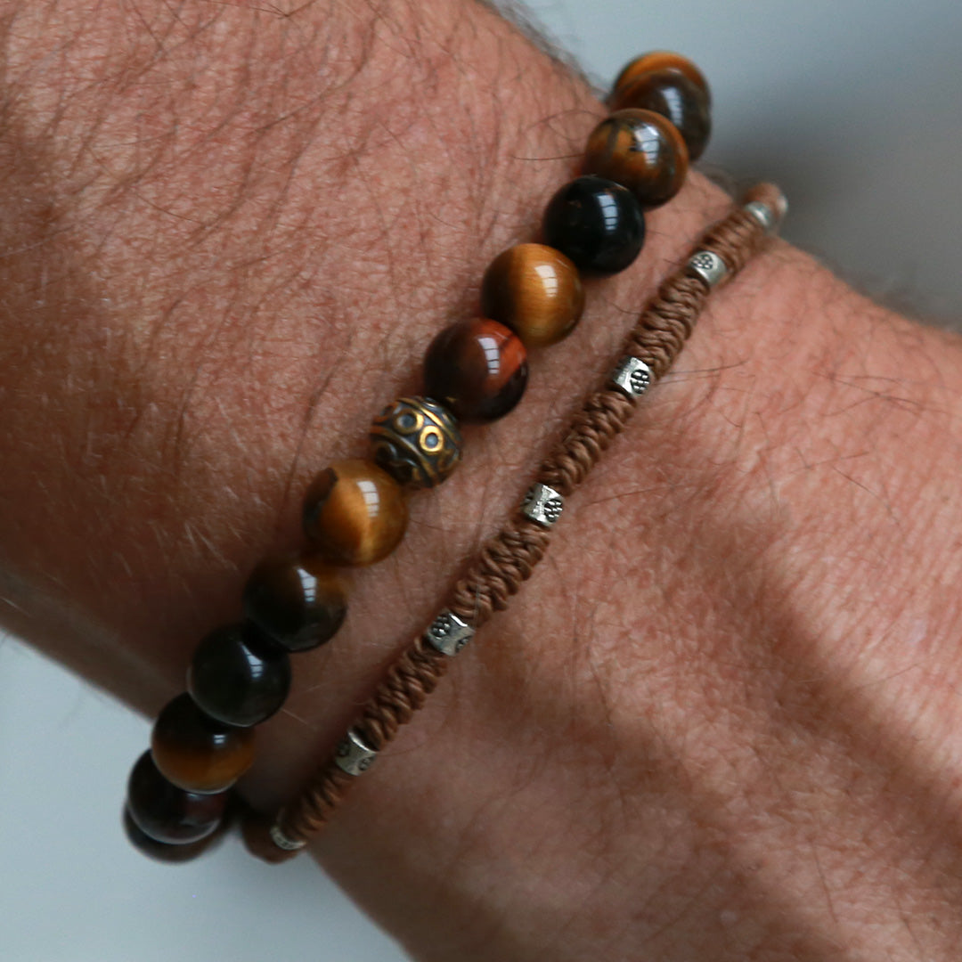 Bracelet tigereye stone for men