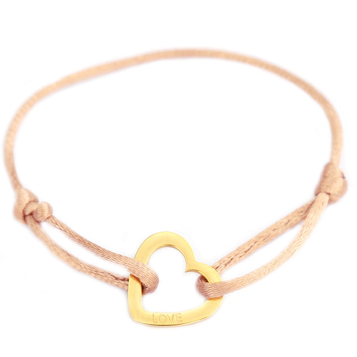 Armband süße Liebe Champagner