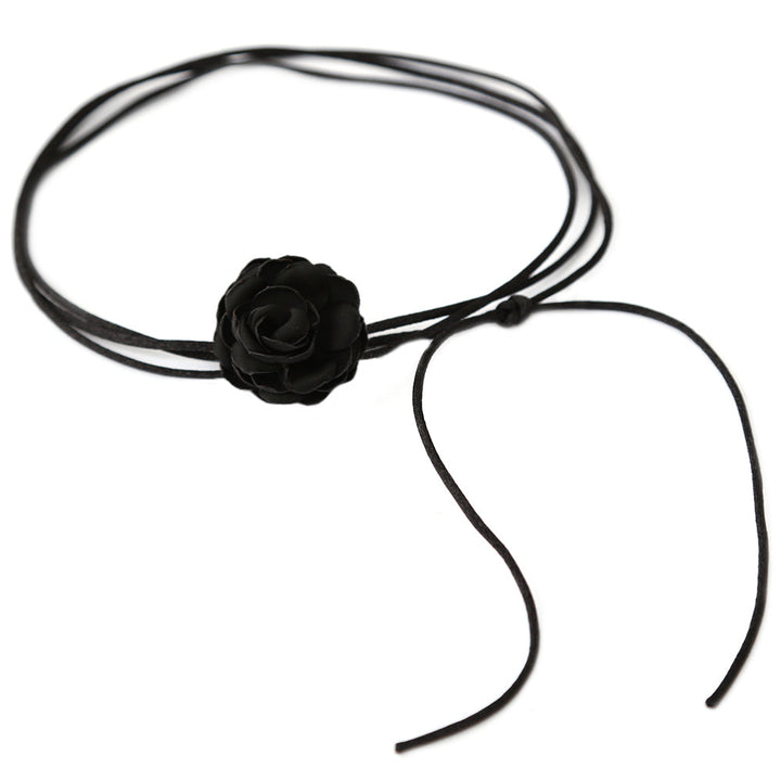 Choker flower black