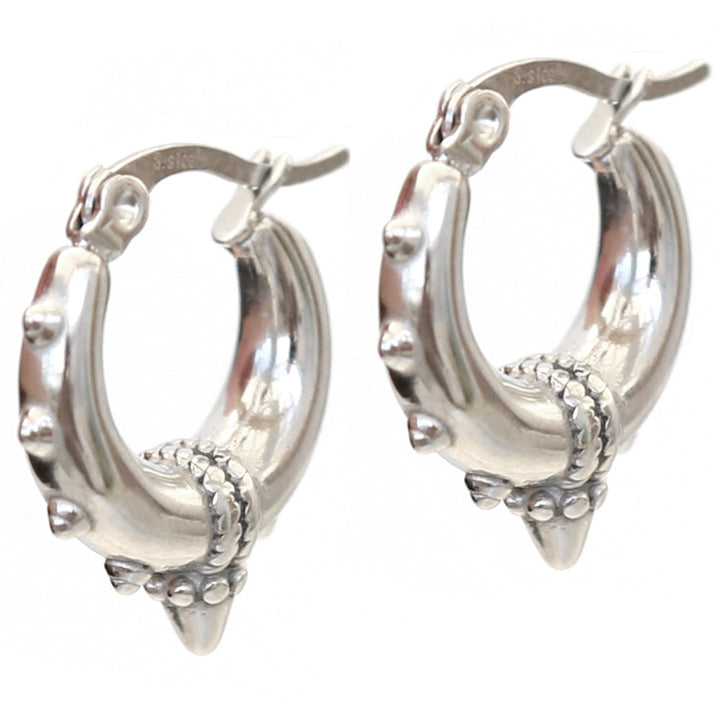 Silver earrings Bali