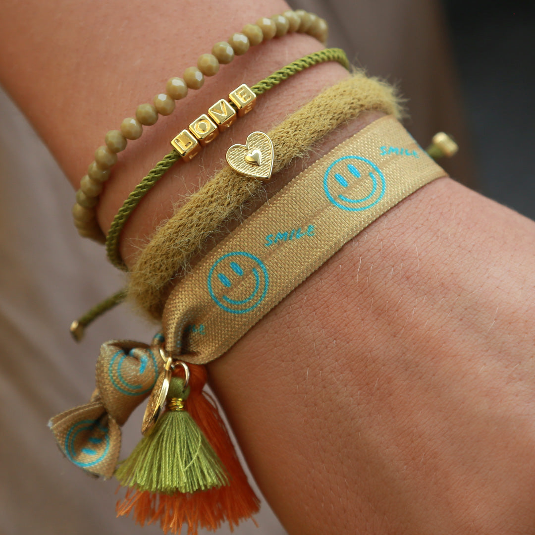 The love bracelet gold olive