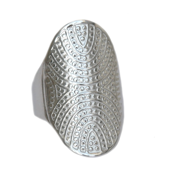 Bague en argent points