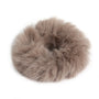 Scrunchie faux fur cream mini