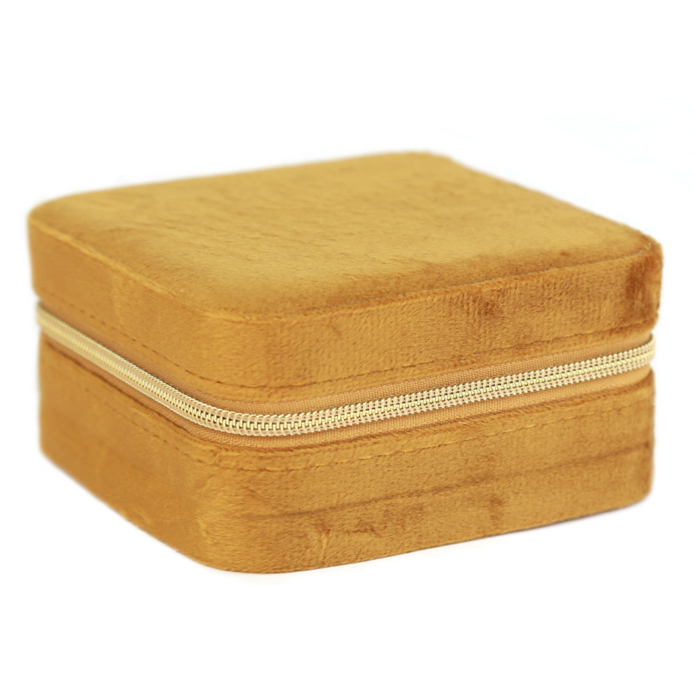 Jewelry box velvet gold