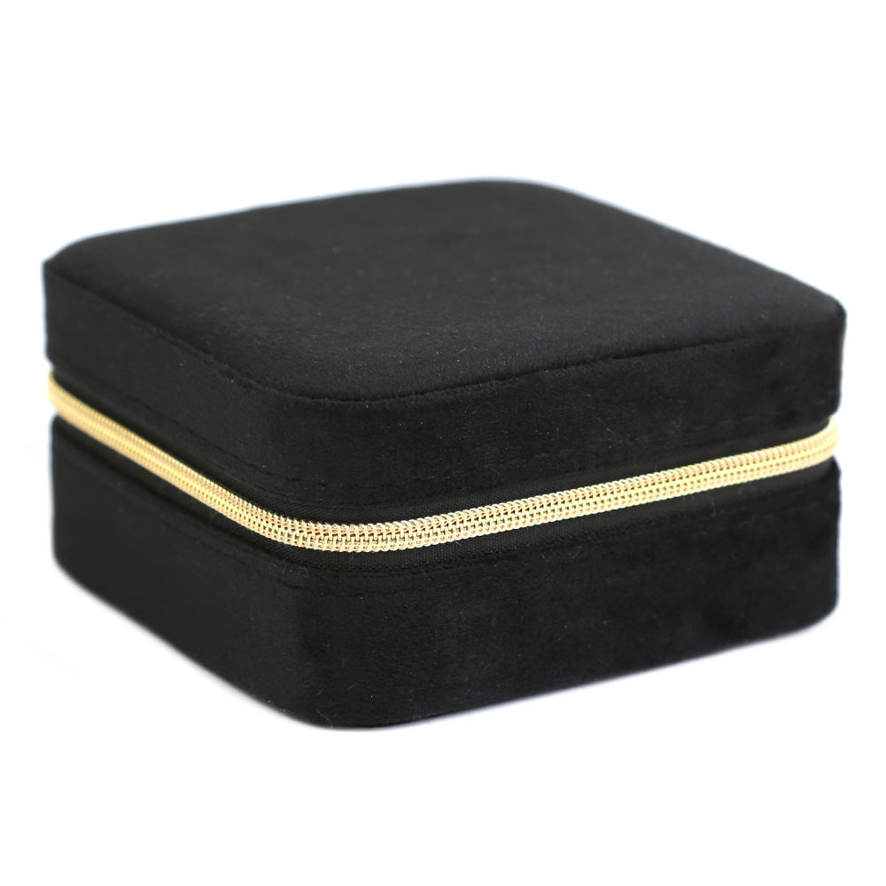 Jewelry box velvet black